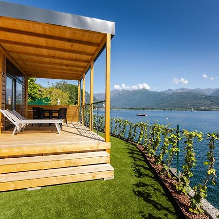 Lago Maggiore Bay Baveno Bagian luar foto