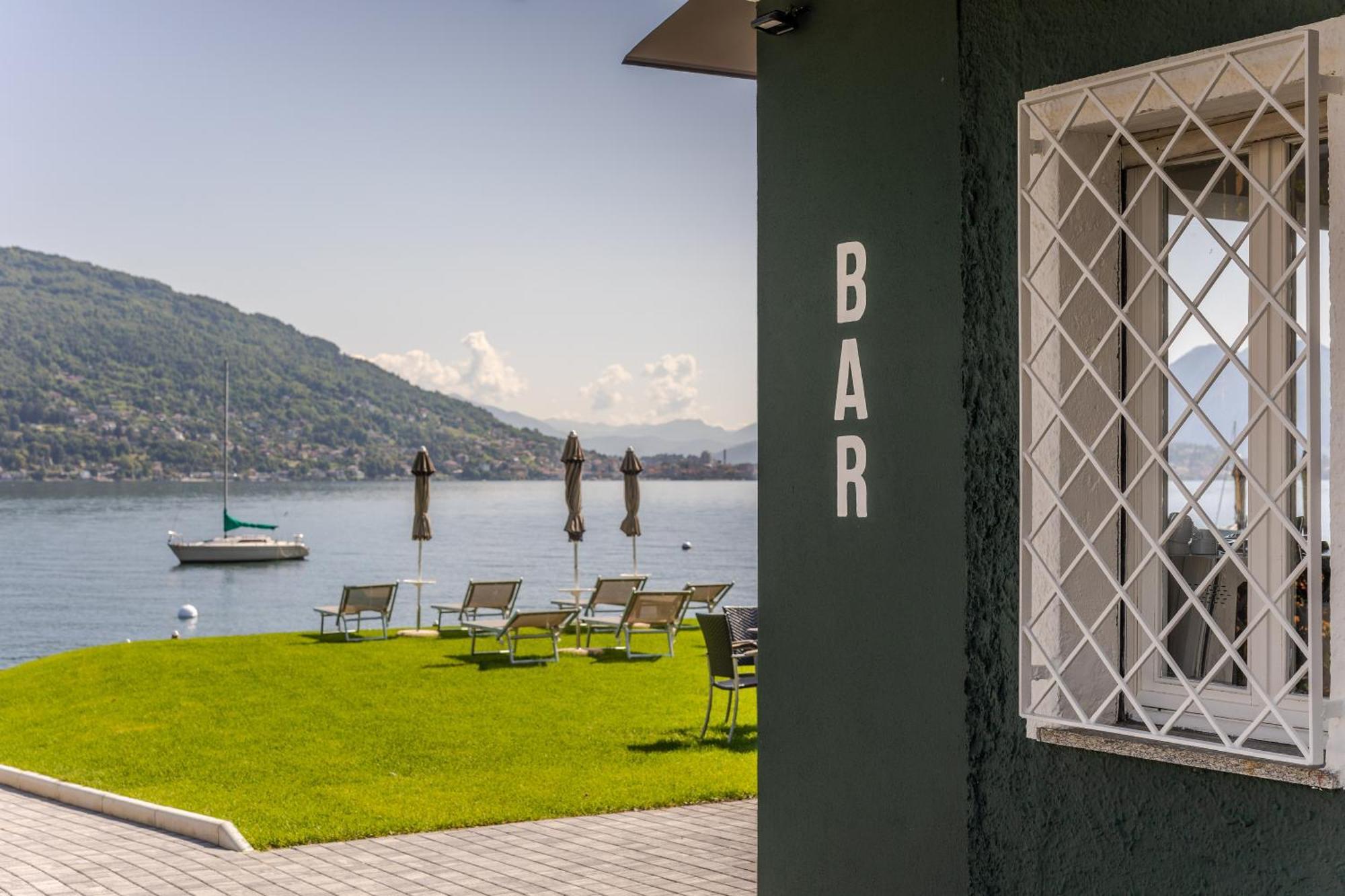 Lago Maggiore Bay Baveno Bagian luar foto