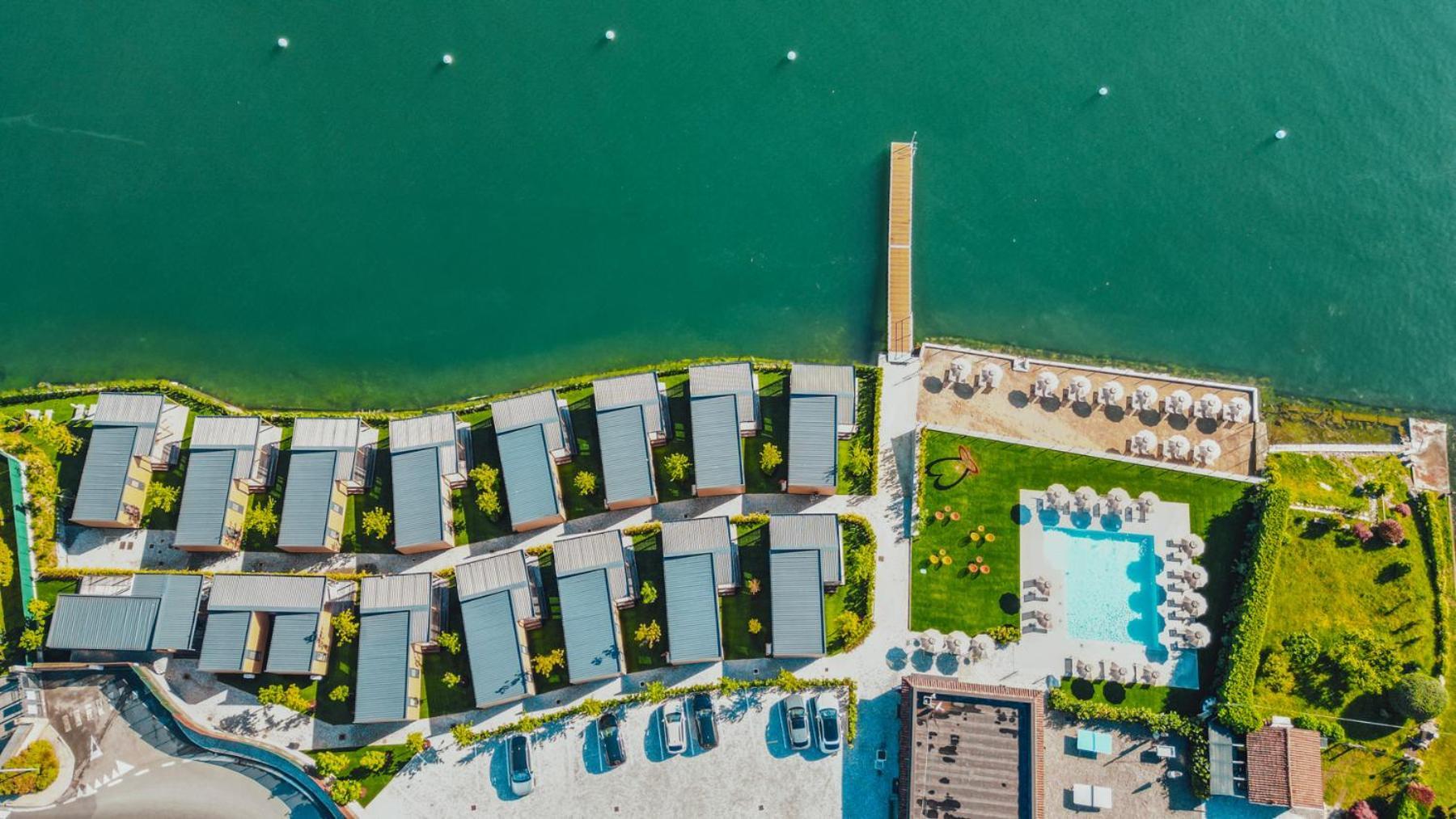 Lago Maggiore Bay Baveno Bagian luar foto